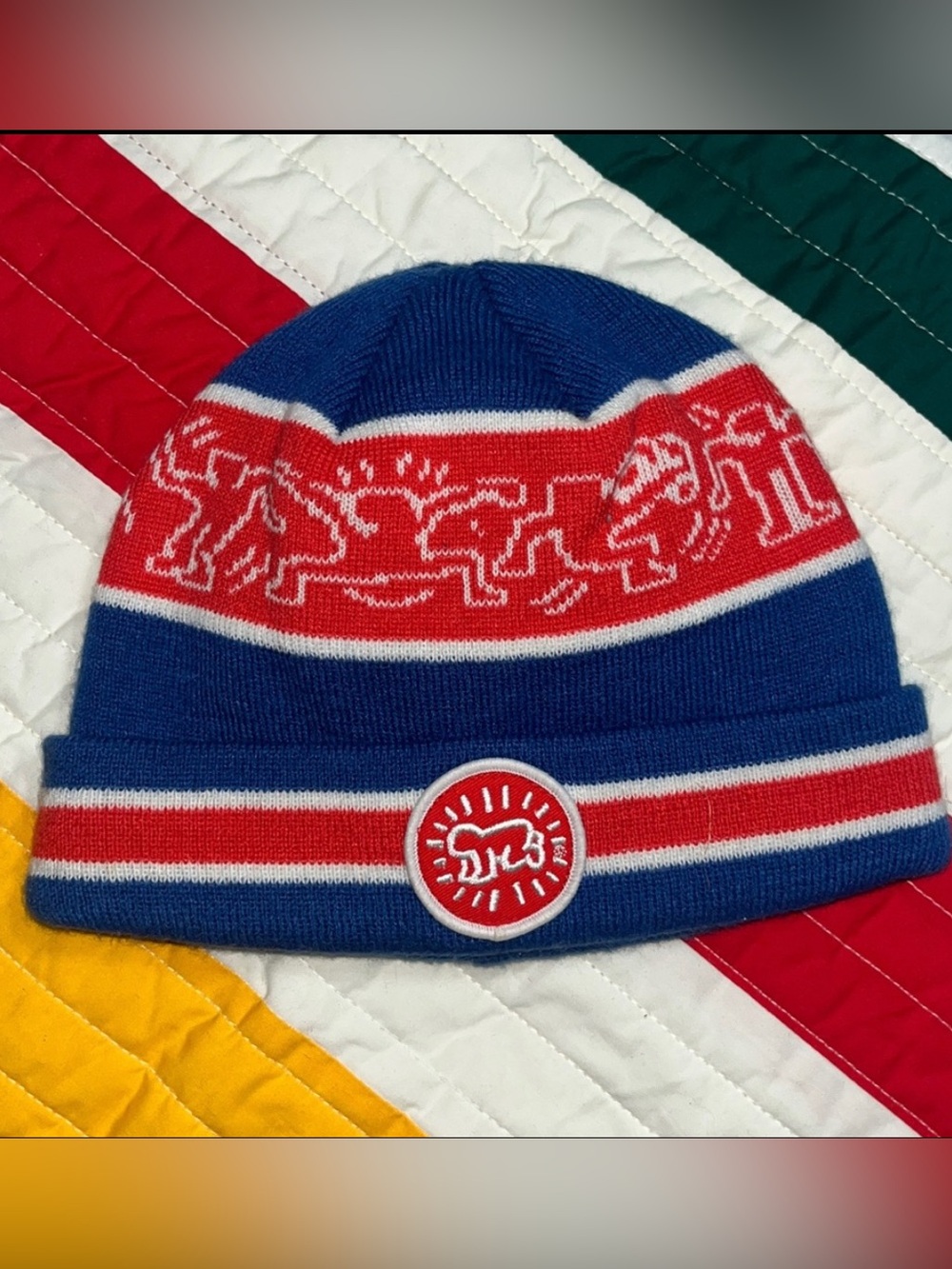 Alien Workshop Keith Haring Radiant Baby Beanie Blue Re